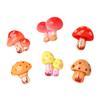 6 шт./компл. трехмерное оригинальное украшение в форме гриба с милым магнитным присоской с рисунком из мультфильма для украшения дома