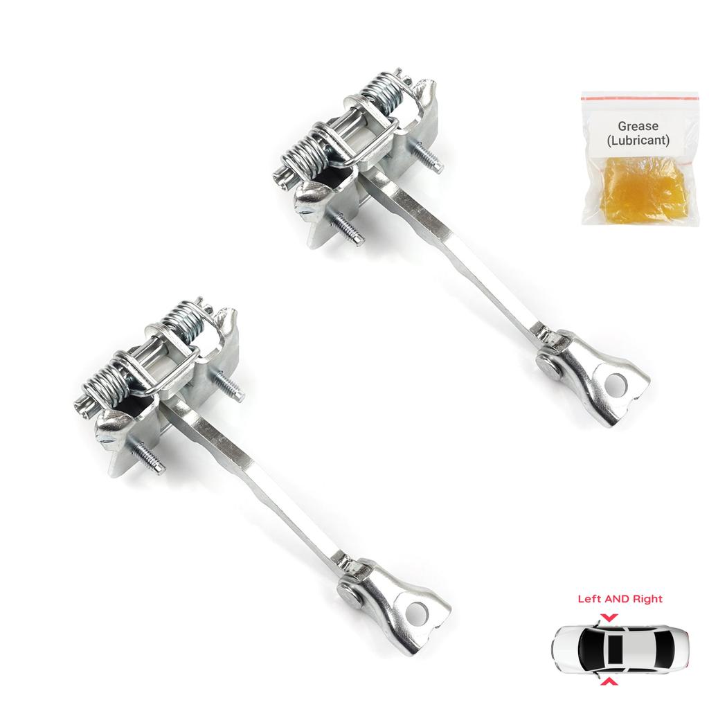EDP1256-1 2 Pieces Left AND Right Door Catch Hinge Brake Stop Check Strap Limiter for Renault Megane CC Cabriolet Convertible EZ 2010-On 804305514R
