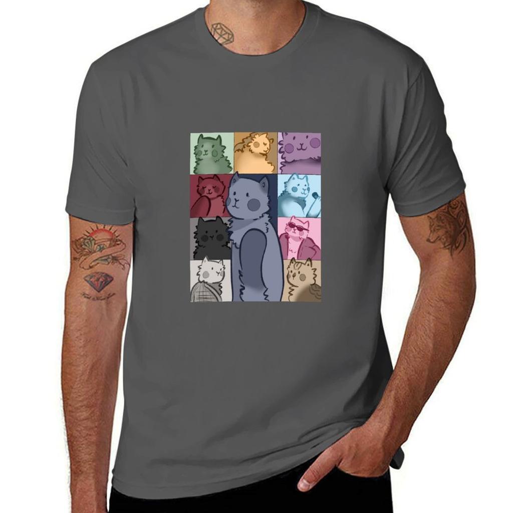 Ts Tour Cats Tshirt Large Size Breathable Tee