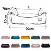 ELEGANT SOFA bed for a dog, POODLE spaniel, 90x70x20 , Ukory PINK