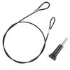 60cm Stainless Steel AntiLost Tether Lanyard with 1 4in Screw for GOPRO OSMO Action