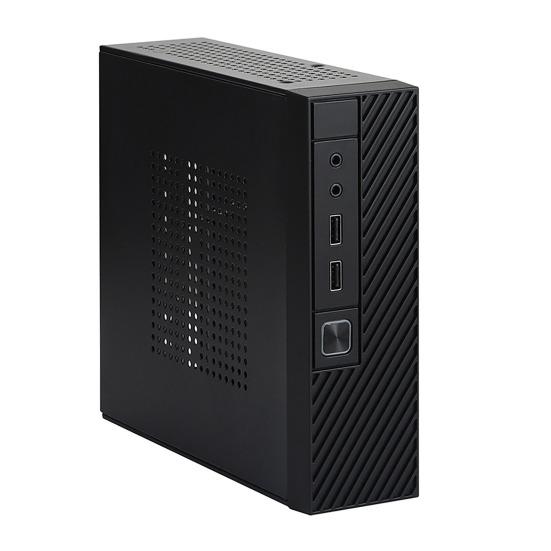 M06 Mini ITX Корпус компьютера USB 2.0 3.0 HD-совместимые АУДИО-порты Быстрое рассеивание тепла Катаная сталь Портативный настольный корпус HTPC Аксессуары для ПК
