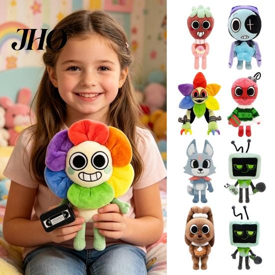 Plush Doll Gift Cartoon Horror Doll, Soft Stuffed Animal Toy for Game Fans, Collectible Gaming Cute Ragdoll Kids Boys Girls, Birthday Friends