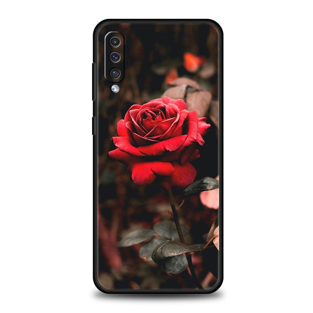 Красивый чехол для телефона с цветком розы для Samsung Galaxy A52 5G A12 A70 A50 A40 A20s A30 A10s A20e A10 A22 A72 A32 A02 A42 A04S