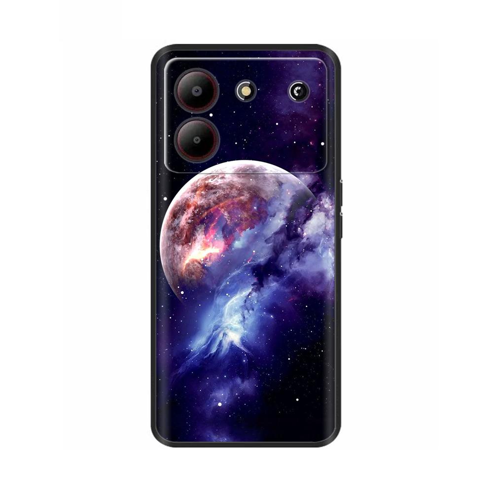 For ZTE Blade A54 Case Flower Cartoon Printed Back Cover For ZTE Blade A54 Case Coque Fundas For ZTE Blade A54 TPU Phone Cases