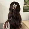 Cute Cartoon Cat Twist Hair Clips Trendy Plastic Cross Hairpins Grab Clip For Women Girls Hair Accessories Fashion Headwear Kid Gifts