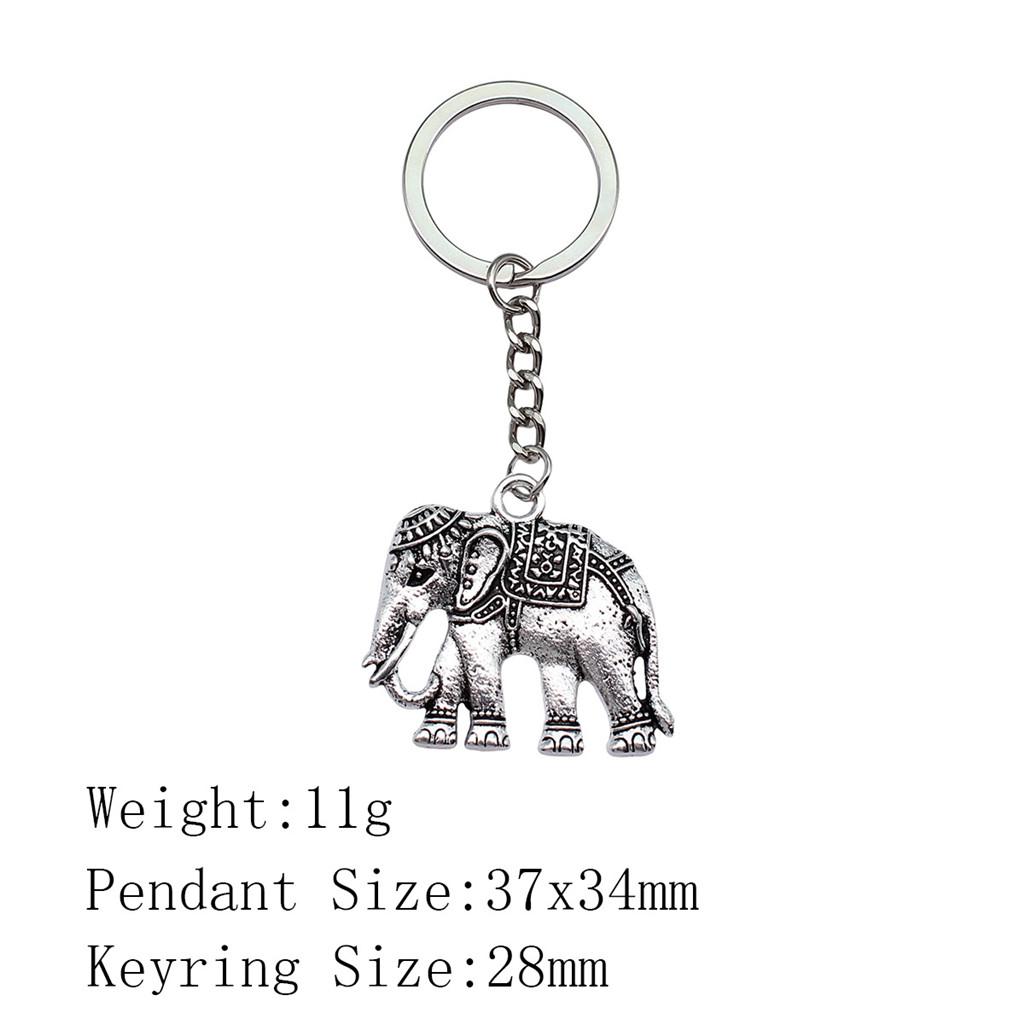 Wedding Anniversary Men Keychain Elephant Key Ring Women's Clothing Chains For Boys