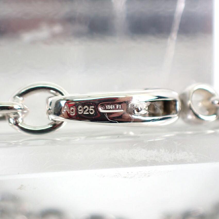 [Б/у] GUCCI 925 переплетение G подвеска/ожерелье [g331-28]