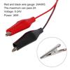2 шт. USB-адаптер-кабель с зажимами типа «крокодил», USB-штекер/гнездо к зажиму «крокодил» для тестирования цепей