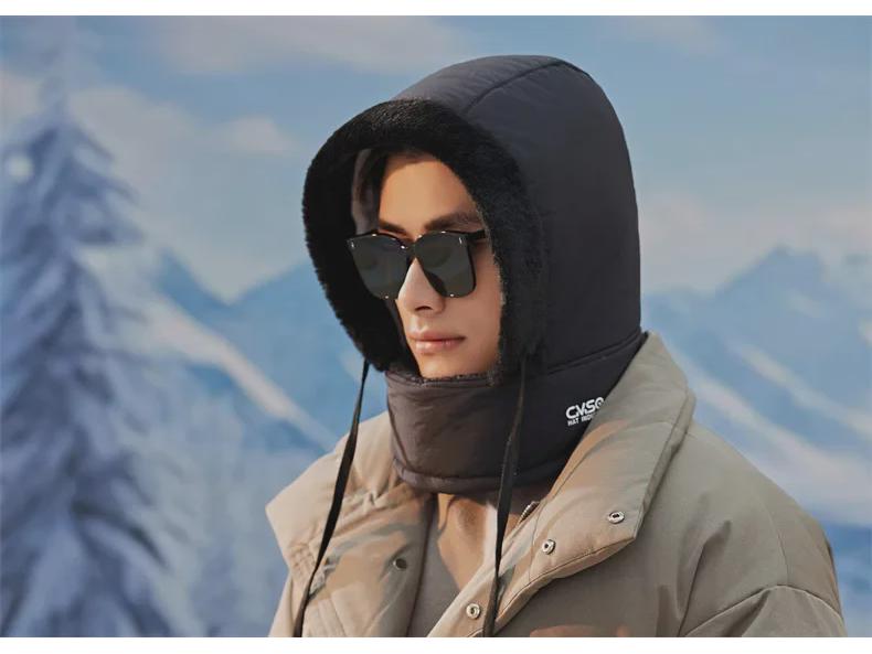 Шапка-ушанка Northeast Plush Warm Knit: Унисекс лыжная и велосипедная ветрозащитная шапка для снега