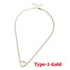 14K Gold Plated Dainty Gold Necklace for Women Teen Girls Delicate Love Heart Necklace Heart Necklaces Lovely Festival Jewelry