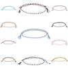 Cross-border New Arrival Minimalist Safety Buckle Four-strand Colorful Hand Rope Handcrafted Woven Red Rope Bracelet