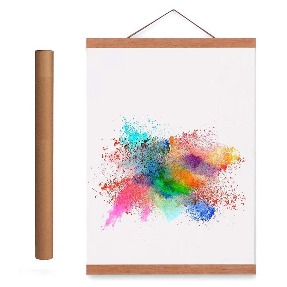 Print Magnetic Artwork Home Decor Wall Hanging Picture rack Painting Scroll Wall Art Poster Frame