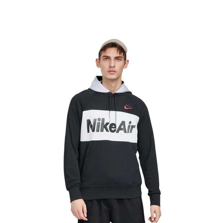 Nike Толстовки Мужские Черные С Капюшоном Умеренная Обычная CJ4825-010