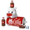 HC Nanoblock Mini Block Tungcan Animal Series, 01. Tungcan Polar Bear, популярные корейские игрушки