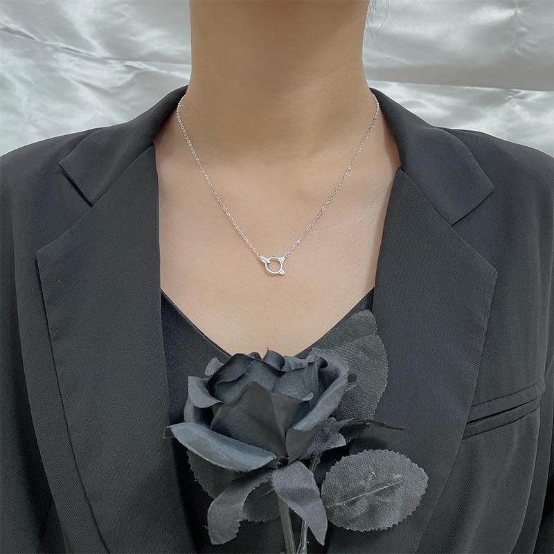 Женское ожерелье Lindon, кулон из медного сплава, циркон, модный подарок