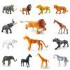 Panther Mini Elephant Model Rhinoceros Simulation Lion Model Toys Funny Realistic Tiger Toy  Kids