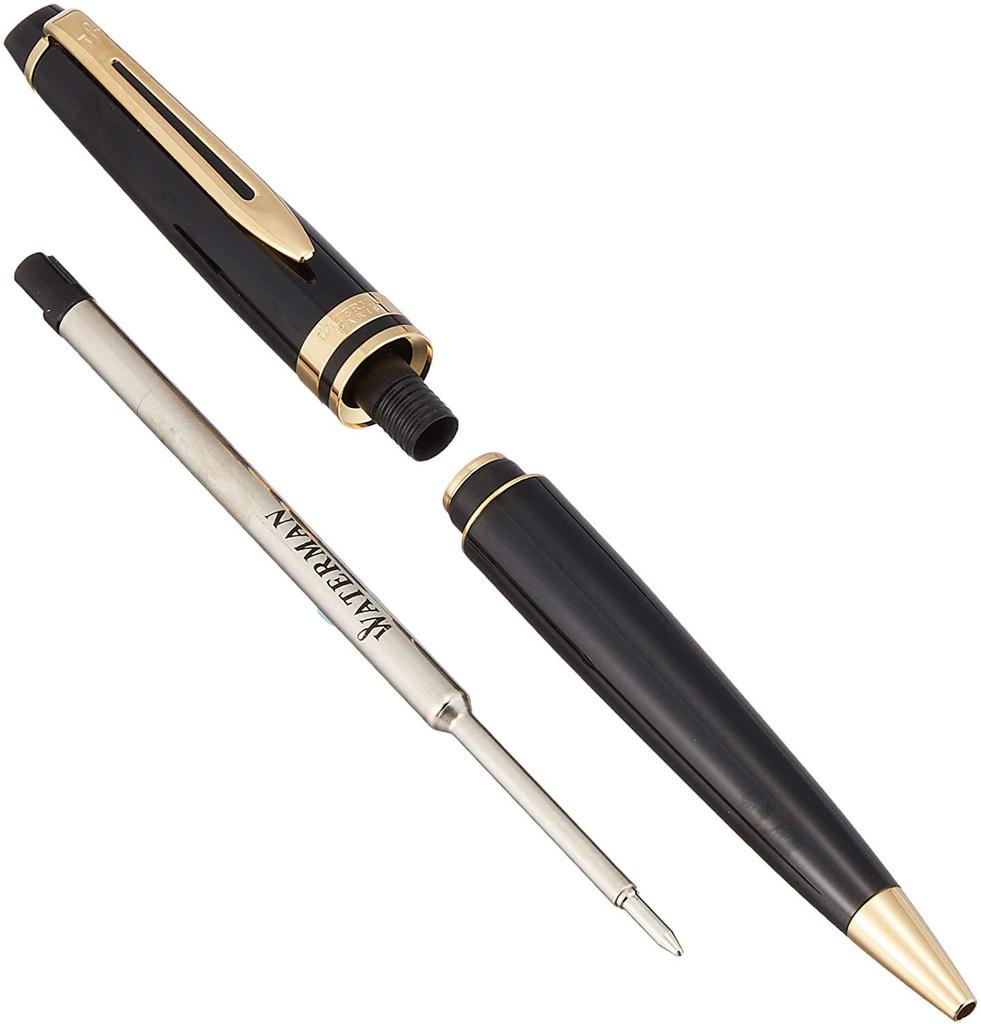 Шариковая ручка WATERMAN Expert Essential Black GT S0951690 Обычный импортный продукт на масляной основе