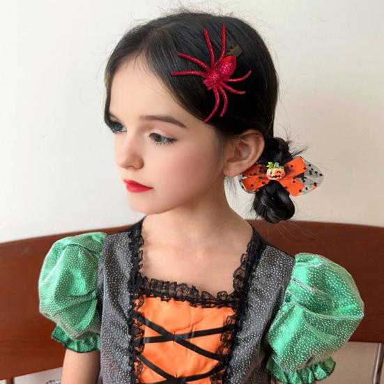 1/2 шт. Хэллоуин Паук Заколка для волос Декоративные заколки для волос Женская заколка Головной убор Аксессуар для костюма для косплея