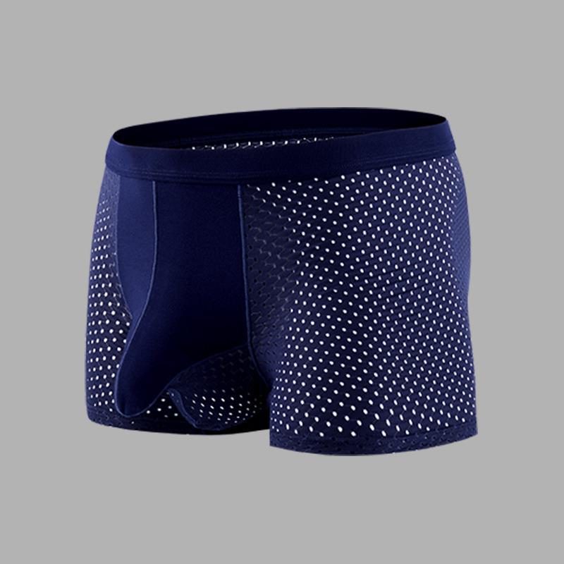 Мужские дышащие трусы-боксеры Ice Silk Mesh