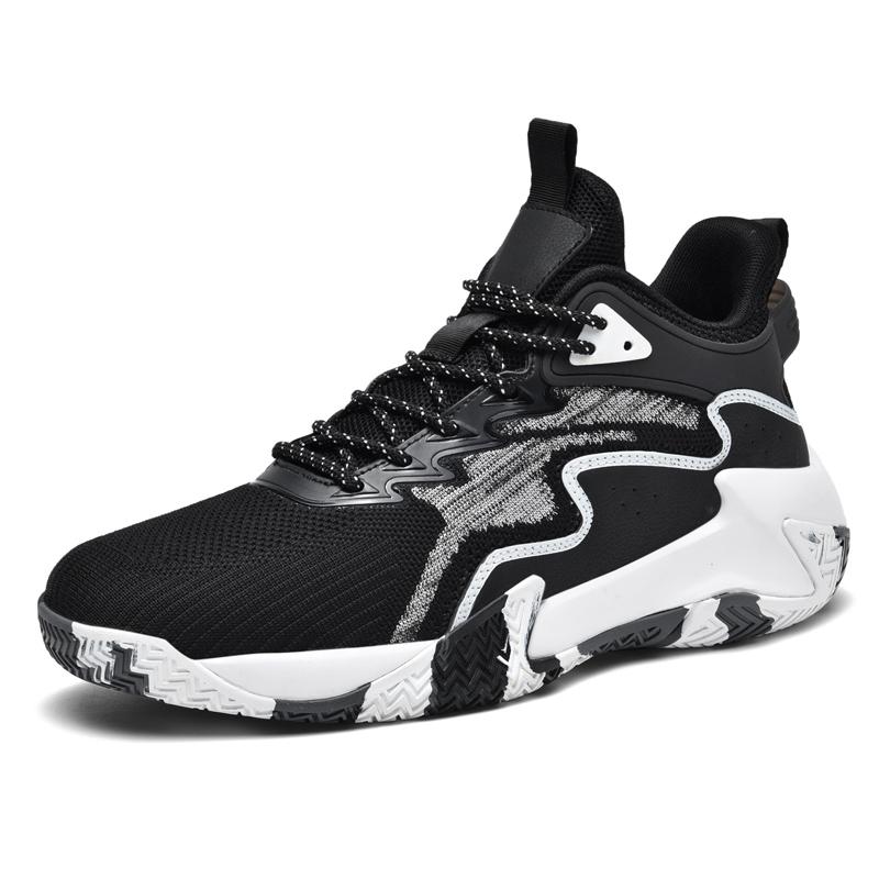 Новые мужские баскетбольные кроссовки Дышащие амортизирующие кроссовки Отскок Противоскользящие Легкие Удобные кроссовки для тренировок на открытом воздухе