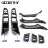 LHD RHD Car Inner Door Carbon Fiber Armrest Pull Handle Window Switch Cover Panel Trim Set For BMW 5 Series F10 F11 F18 523