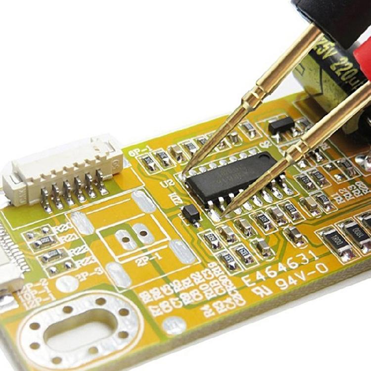 Probe and Clip Test Leads Set with Removable Jaw Attachments and Visible Rating Text for Electronics Testing and Repair Service Use Daily