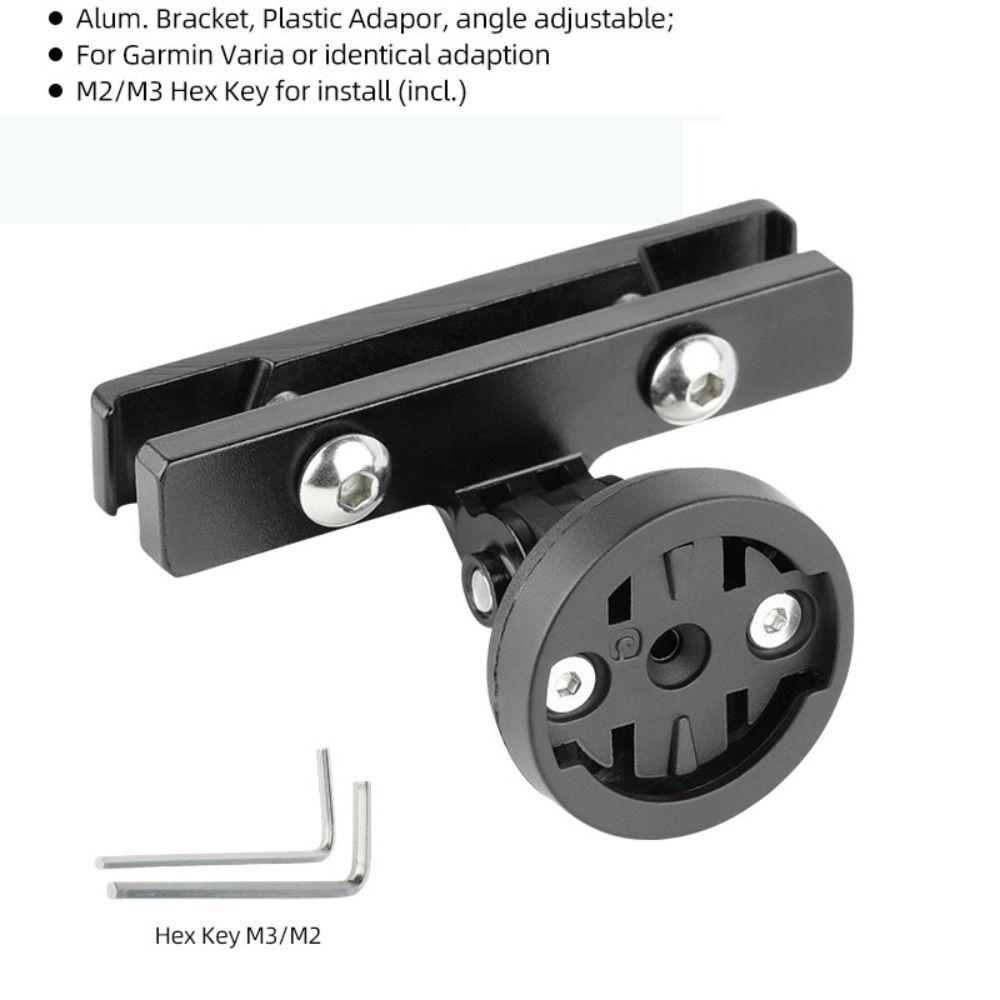 Lamp Holder Radar Rearview Seatpost Mount Led Lamp Stand Bicycle Saddle Rail Rear Light Bracket