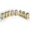 2mm–6mm Miniature Brass Rigid Coupling – Motor Shaft Transmission Connector for DIY Robotics & RC Models
