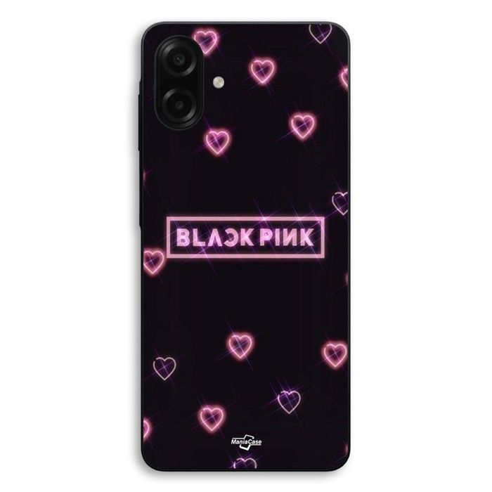 Coque Pour Samsung Galaxy A07 Blackpink coeur rose Maniacase