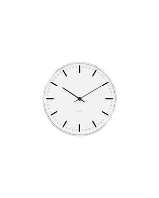 ARNE JACOBSEN Настенные часы 21 см, Скандинавский дизайн (Бесшумный дизайн без секундной стрелки), МЭРИЯ 43631, Белый