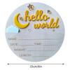 Деревянная табличка «Hello World Newborn», милая доска для объявлений о рождении ребенка