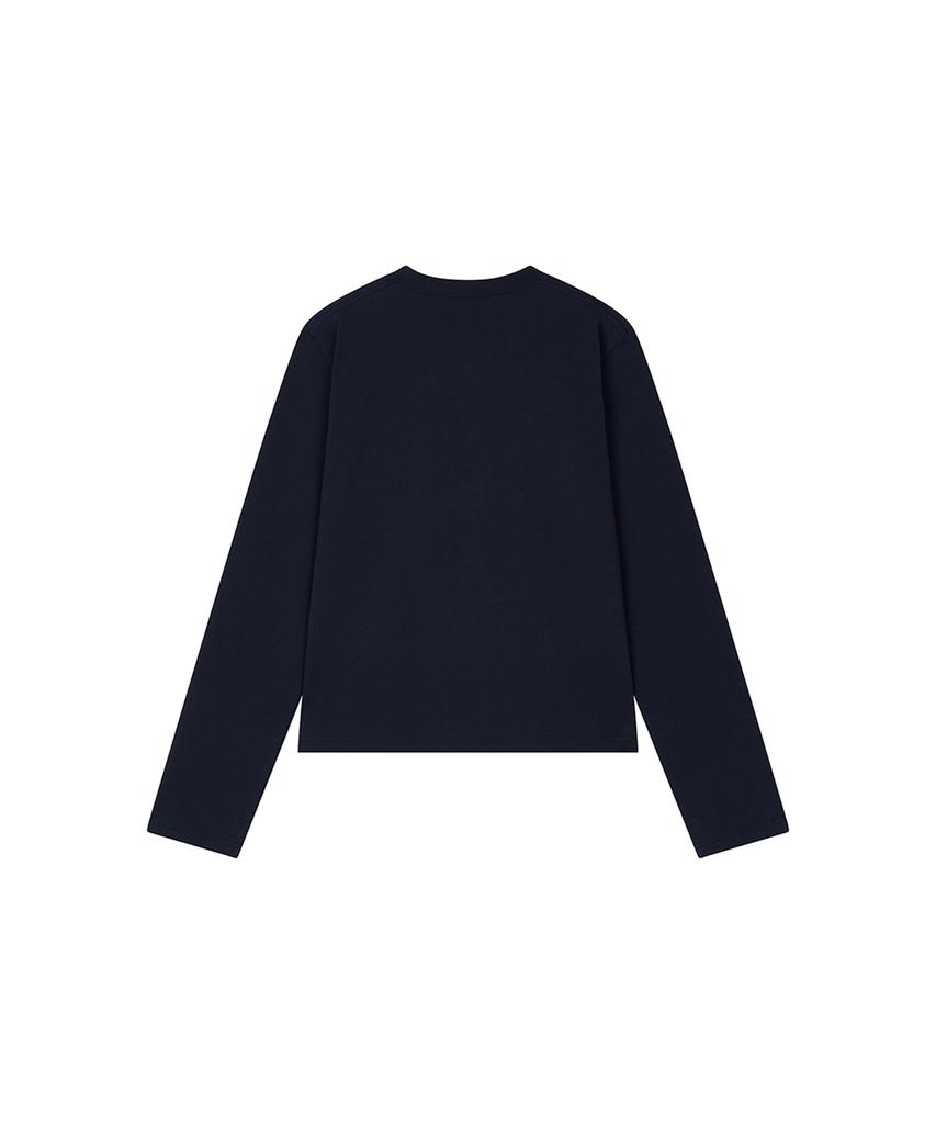 ROUGHTYPE 89 Crop Long Sleeve - Navy