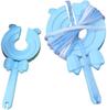 Petit Hobby Petit Pom Pom Makeup Blue Pom Pom Scrunchie PH-12