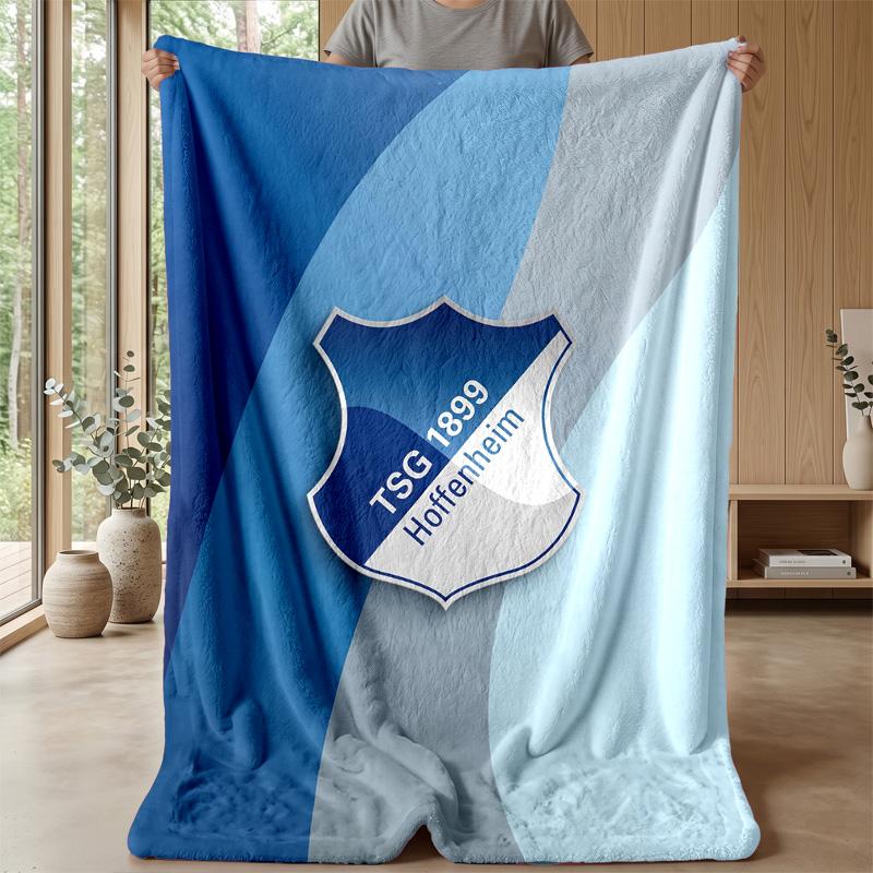 TSG Hoffenheim FC Soft Flannel Fleece Blanket Lightweight Cozy Warm Throw Blanket For Sofa Bed Home Decor