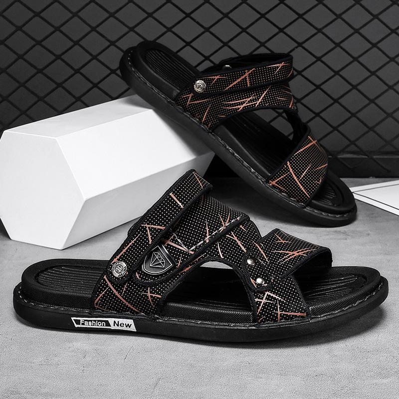 Мужская обувь 2024 Sandles Slippers для мужчин Sandals Leather Men's Sandals Cheap Summer Birkinstock Homme Adult Men's Sandal Genuine