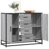 VidaXL Buffet Sonoma Grey 92x35x76 Cm Engineered Wood, Storage Furniture, Kitchen Storage Furniture, Furniture of 3300828