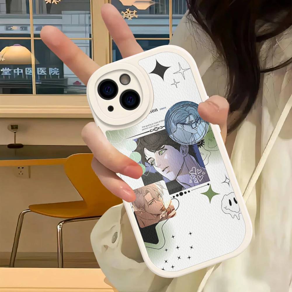 Чехол для телефона Nerd Project Bl Anime для iPhone 16 15 14 13 12 11 Pro Max Plus Кожаный противоударный чехол
