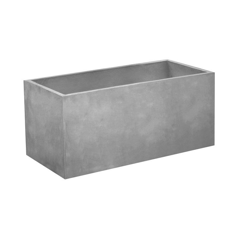 Extra Large Rectangular Cement Flower Pot for Indoor & Outdoor Use, Ideal for Vegetables, Balcony, and Garden Landscaping.