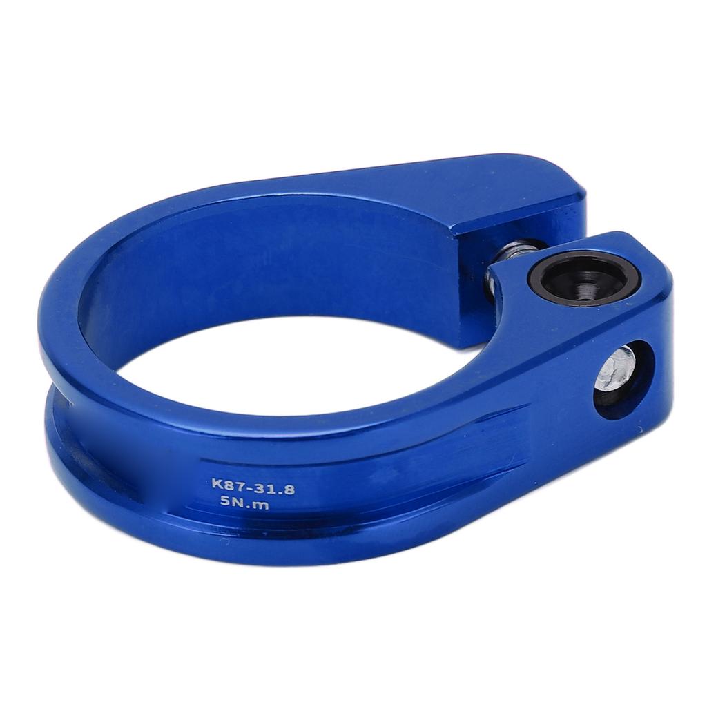 Велосипедный подседельный хомут 31,8 мм Алюминиевый сплав Фрезеровка ЧПУ Эргономичный полый дизайн Велосипедный подседельный штырь