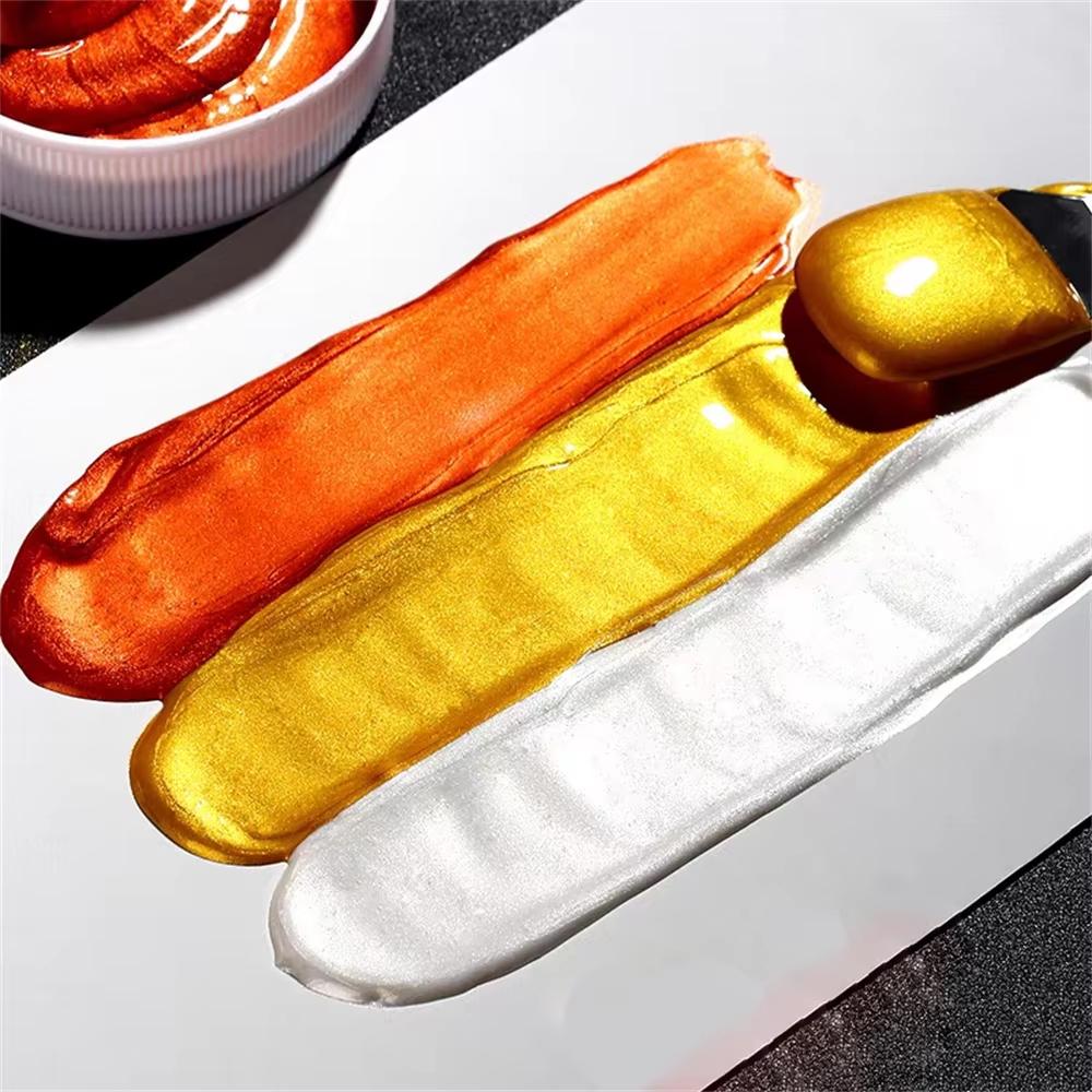 Набор матовой акриловой краски 100 мл Премиальные цвета Формула без растрескивания для росписи камней Ткань Холст Деревянные поделки Водостойкое искусство Суп