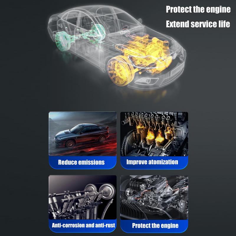 Очиститель двигателя, инжектор, аксессуары для очистителя двигателя, 100 мл, очиститель от нагара, очиститель масляной системы двигателя грузовика для автомобиля