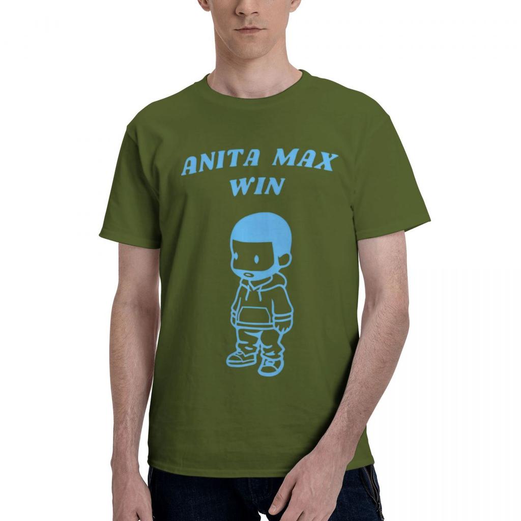 Anita Max Win Meme 100 Cotton Casual Breathable Confortable Summer Funny Ugus TShirts Men TShirt
