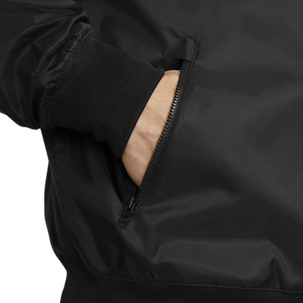 Nike Куртки Мужские Черные С Капюшоном Умеренные Прочие FD8374-010