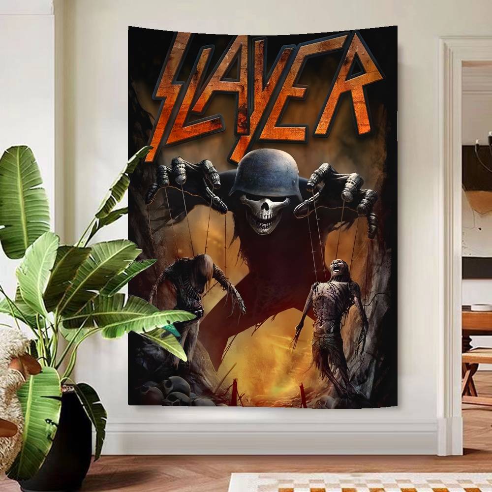 Slayer Хэви-метал Рок-группа Альбом Гобелен Художественная Печать Искусство Научная Фантастика Комната Домашний Декор Домашний Декор