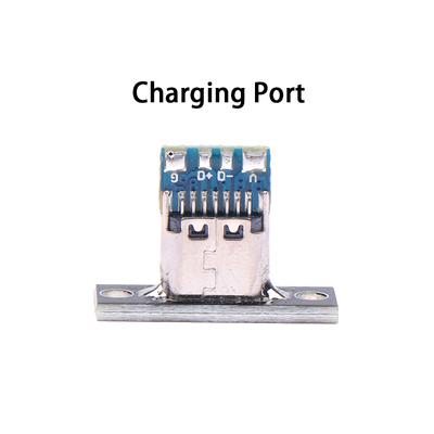 1 шт. разъем USB C Female для монтажа на панель, разъем Type-C, порт зарядки для припоя, гнездо типа провода