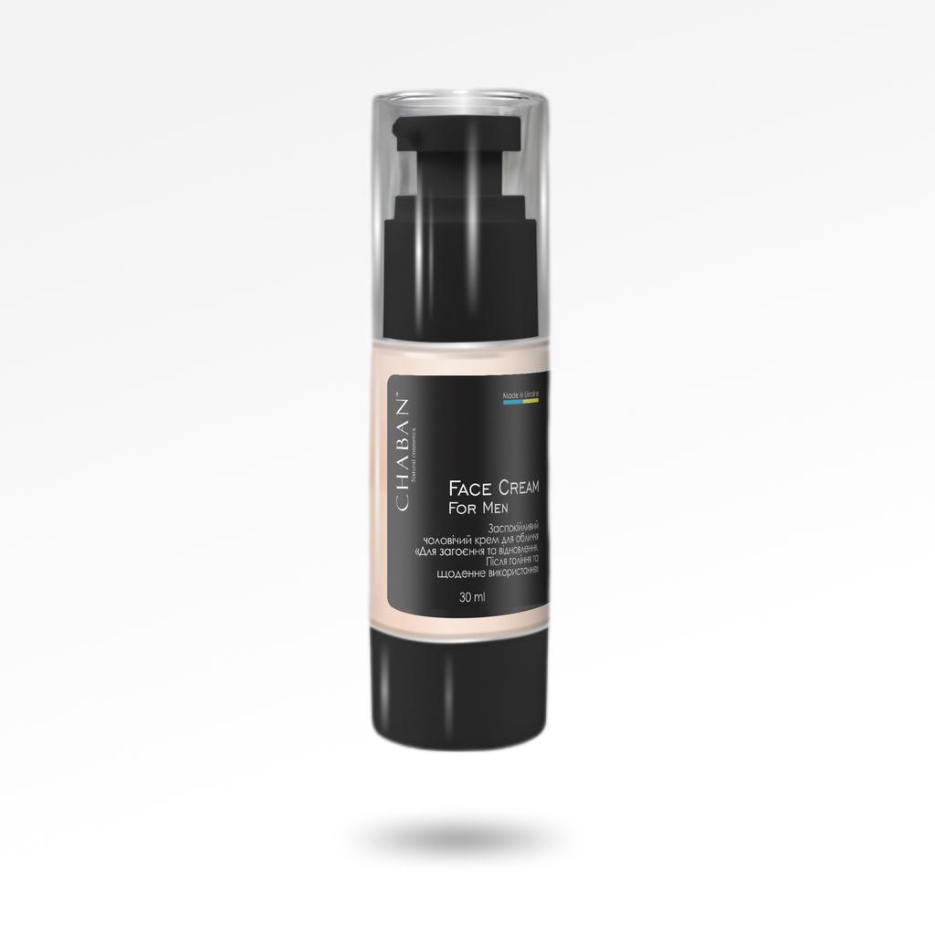 Soothing Men's Face Cream For Healing and Restoration After Shaving Chaban 30 Ml