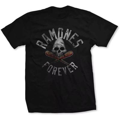2026 Ramones Purple Eagle Peripheral Pattern Printing Summer Brand Cotton Unisexs and Womens TShirts Short Highquality Sleeves