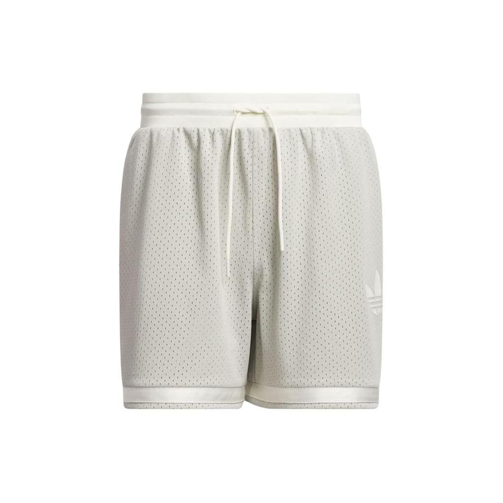 Adidas Оригинальные повседневные шорты с эластичной резинкой на талии и кулиской с логотипом, низ унисекс, серый цвет IM9645