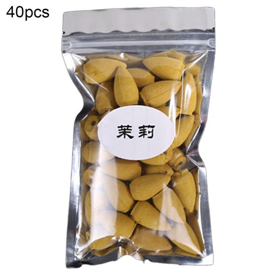 40 шт., конусы для очистки воздуха, аромат, буддизм, дым, обратный поток, благовония, аромат, специи